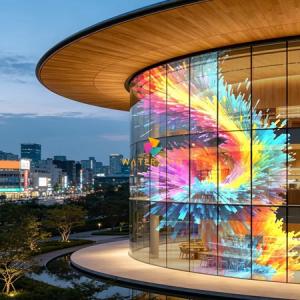 3D Effect Flexible Transparent LED creen 