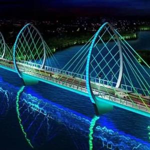 Bridges and River Nightscape