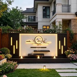 Metal Water Feature Wall